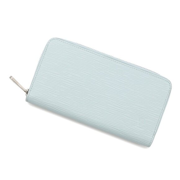 LOUIS VUITTON Zippy Wallet Epi Leather Light Blue M82141 - Picture 2 of 13